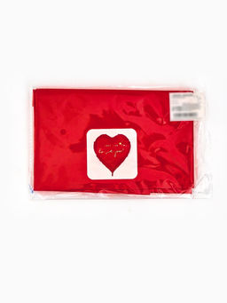 Воздушный шар фольгированный 63" «Сердце, красное"