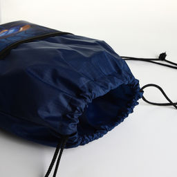 Мешок для обуви, 34*0,1*45, отд на молнии, на стяжке, синий - Simaland фото 3