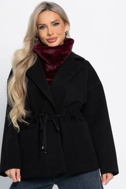 Пальто-пиджак (черный) Б15084-7М