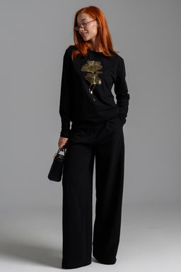 8519 Футболка с длинным рукавом женская