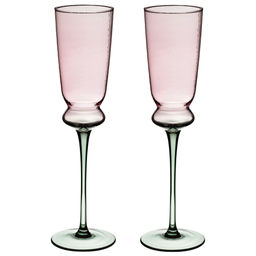 НАБОР БОКАЛОВ ДЛЯ ШАМПАНСКОГО TWIST & SHINE GREEN, 2 ШТ/210 МЛ