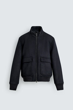 QUILTED JACKET WITH WOOL - Zara фото 7