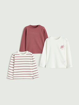 Bisiklet Yaka K?z Bebek Ti??rt 3l?