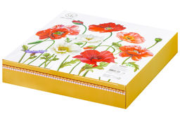 Набор тарелок 2 пр. 300 мл 21,5*21,5*3 см Маки глубокие NEW BONE CHINA - Elan gallery фото 13