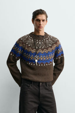 FAIRISLE JACQUARD JUMPER - Zara фото 2