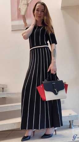 Платье, черно-белое - Heine фото 2