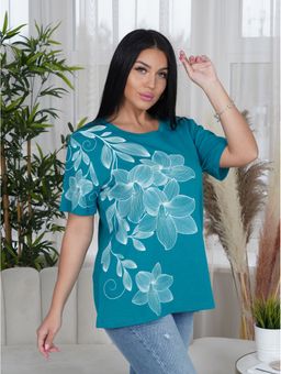 Футболка женская Лирика бордо - Lovetex фото 7