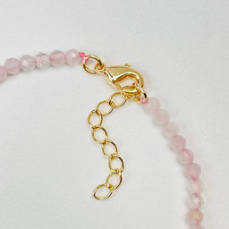 Браслет из Розового кварца и Жемчуга - Радуга самоцветов фото 4