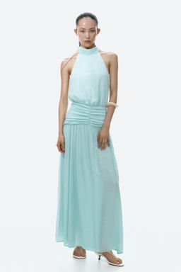 Vestido halter drapeado - H&m фото 6