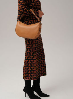 Сумка Deboro 30719 коричневый лист