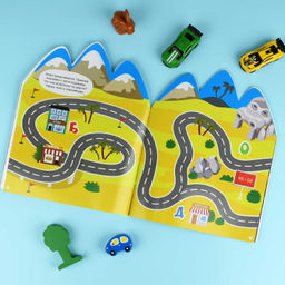 Книжка-картинка для детей. Серия Книжка с наклейками арт. 72150 КРУТЫЕ ГОНКИ /200х260 мм,