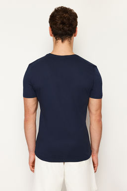 TRENDYOL MAN Vizon Slim/Dar Kesim Basic V Yaka K?sa Kollu %100 Pamuklu T-Shirt TMNSS19BO0002 - Trendyolmilla фото 27