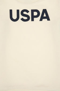 Erkek _ocuk Krem Polo Yaka Basic Sweatshirt - U.s. polo assn фото 4