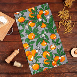 Цена за 2 шт. Полотенце кухонное Доляна Orange 35×60 см, 100% хлопок, 160 г/м²