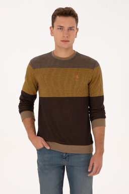Erkek Camel Sweatshirt