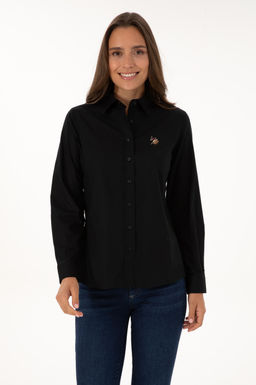 Kad_n Siyah Uzun Kollu Basic G_mlek Sepette S_rpriz _ndirim - U.s. polo assn фото 3