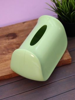 Салфетница Glossy bow, green (21*12,5*12,5 см)