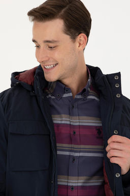 U. S. Polo Assn / Мужское темно-синее пальто - U.s. polo assn фото 16