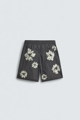 BA?ADOR LARGO ESTAMPADO FLORAL / Gris - Zara фото 2