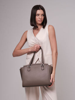 Сумка кожаная Azaro 30690 тауп