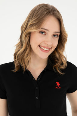 Женская черная базовая футболка Неожиданная скидка в корзине - U.s. polo assn фото 9