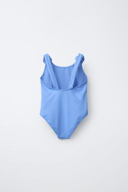 6-14 A?OS/ BA?ADOR TEXTURA FLORES 3D / Azul medio - Zara фото 2