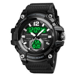 Часы наручные Skmei мужские электронные спортивные 1725black