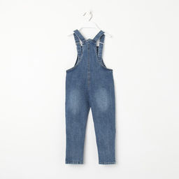 Полукомбинезон для девочек, цвет синий, рост 92см - Simaland фото 4