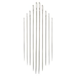 Иглы для шитья ручные ИЗ ИЗ-200930 набор для намётки 10 шт. в конверте