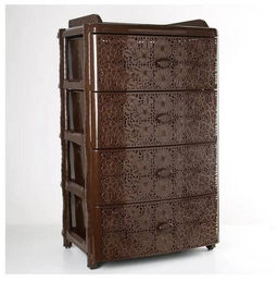 Комод широкий "Лаура" 4-х секционный венге М6874