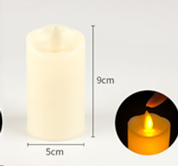 Свеча светодиодная подвижный фитиль 9 см / VFR-40 /уп 12/480 - Галеонтрейд фото 2