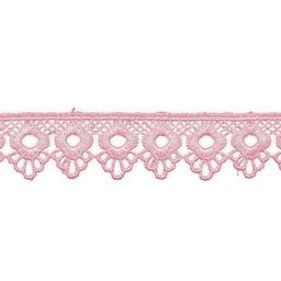 Гипюр Gamma 21 мм GGM-2101 в пакете 8.8 м 0.2 Турция СК/Распродажа GP008PI розовый