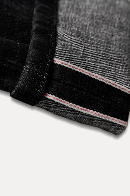 Z1975 SELVEDGE STRAIGHT-LEG MID-WAIST JEANS - Zara фото 11