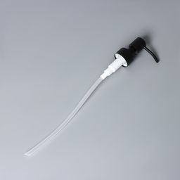 Помпа для дозатора, нержавеющая сталь, диаметр резьбы 28 мм, длина палочки 20 см, цвет чёрный - Simaland фото 3