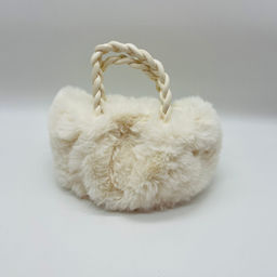 Сумка меховая Плетеные ручки 15 см - Storyland фото 2