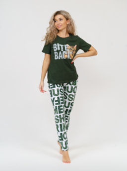 775/2 Пижама "Буквы/хаки"