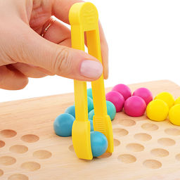 Развивающий модуль с шариками и колокольчиком, в коробке - Щепочка фото 3