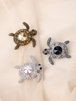 Брошь Черепашка / 6479 /уп 12/микс