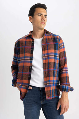 Рубашка Lumberjack с длинным рукавом в клетку обычного кроя