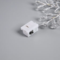 Подвеска световая Снежинка, 1414х1 см, 10 LED, от батареек AG13х3, свечение белое - Luazon lighting фото 3