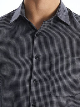 Regular Fit Uzun Kollu Ekose Erkek G?mlek