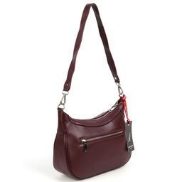 Женская кожаная сумка Sergio Valentini SV-8121 ВайнРед  фото 3