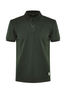 TRENDYOL MAN Premium Haki Regular/Normal Kesim Aplikeli Pike Polo Yaka T-shirt TMNSS23PO00016 - Trendyolmilla фото 8