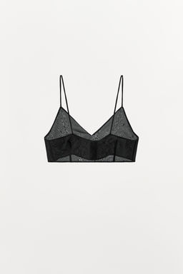 100% SILK CROP TOP - Zara фото 2