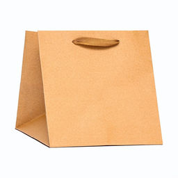 Пакет для торта и коробок, с широким дном, крафт, 20×20×20 см