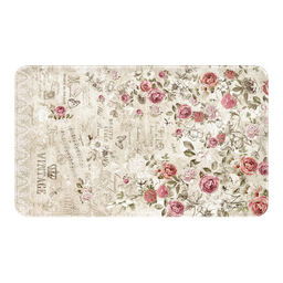 Коврик для комнаты, 60*100*1.5 см, мягкая основа, VINTAGE FLOWERS, шт - Valiant фото 4