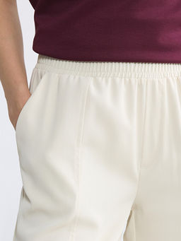 Beli Lastikli Poplin Kad?n Pantolon