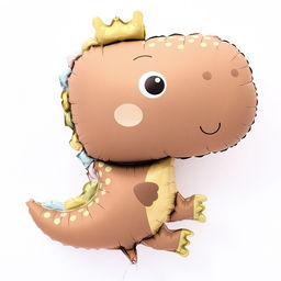 Цена за 2 шт. Шар воздушный фольгированный 32" «Динозавр», матовый, шоколадный