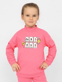 CRB wear/CWKG 63305-28-336 Водолазка для девочки,коралловый/Ex.Cherubino