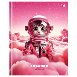 Дневник тв. об., 1-4 кл. "Котосмонавт" (Д5т48_лг 64628, BG) глянцевая ламинация